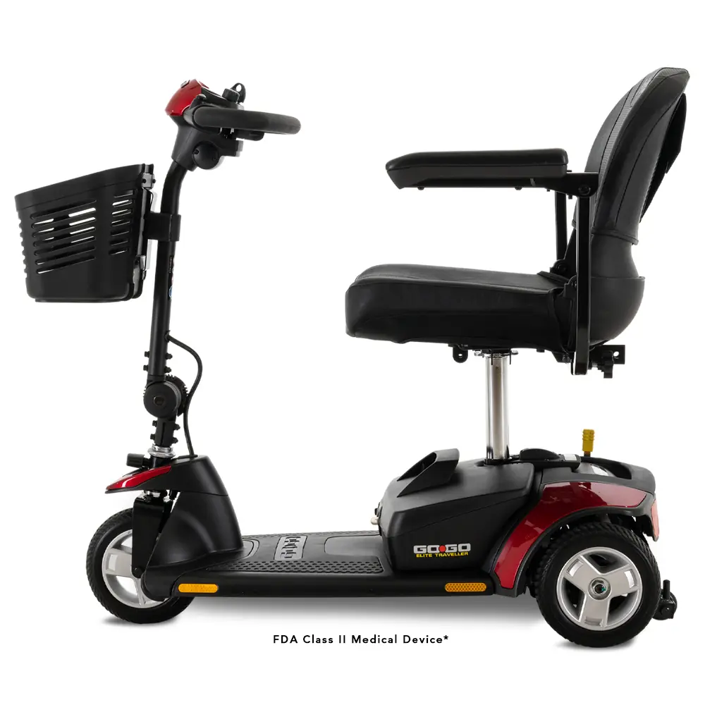 PRIDE Go Go Elite Traveller 3-Wheel Portable Mobility Scooter - 5