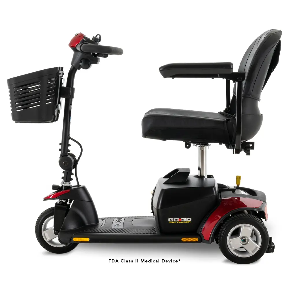 PRIDE Go Go Elite Traveller 3-Wheel Portable Mobility Scooter - 4
