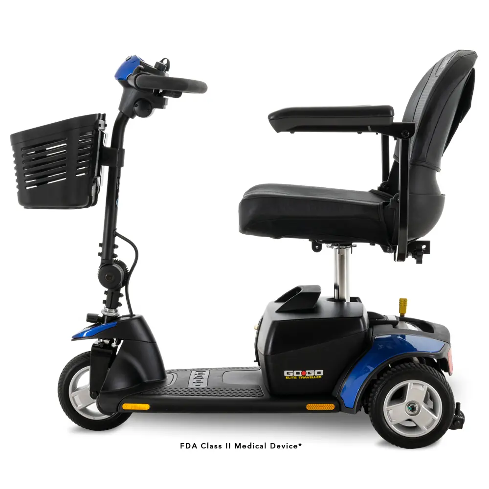 PRIDE Go Go Elite Traveller 3-Wheel Portable Mobility Scooter - 6