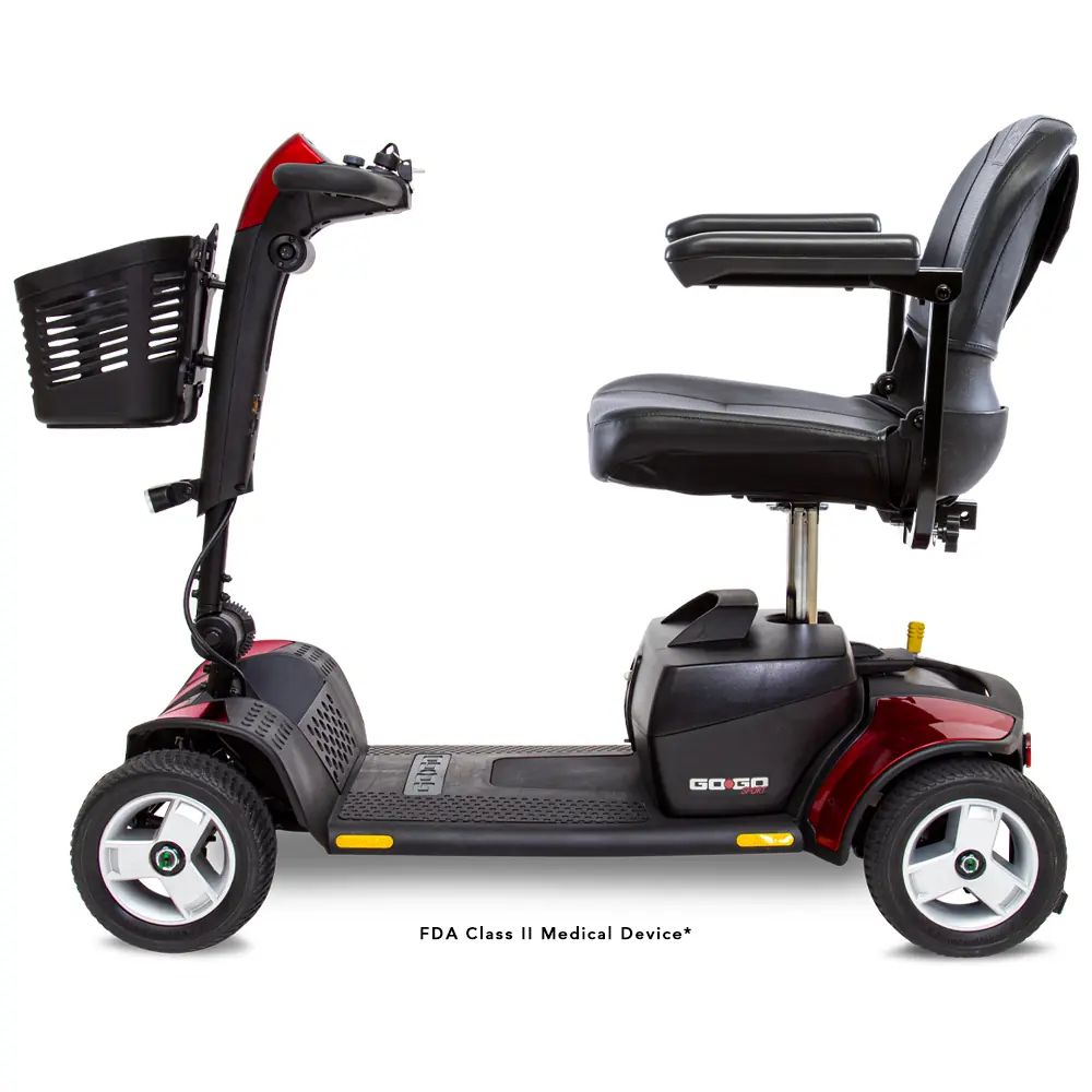 PRIDE Go Go Sport 4-Wheel Mobility Scooter - 4