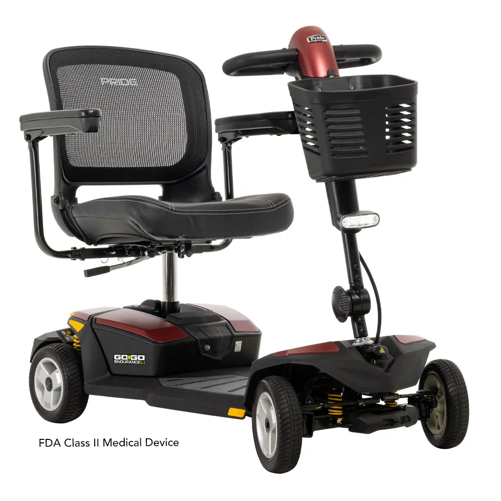 PRIDE Go Go Endurance Li Mobility Scooter - 3