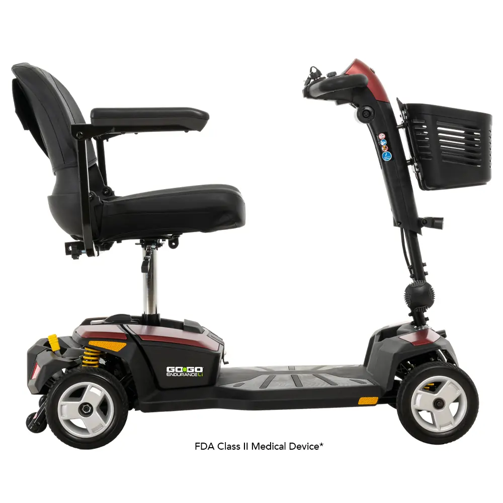 PRIDE Go Go Endurance Li Mobility Scooter - 5