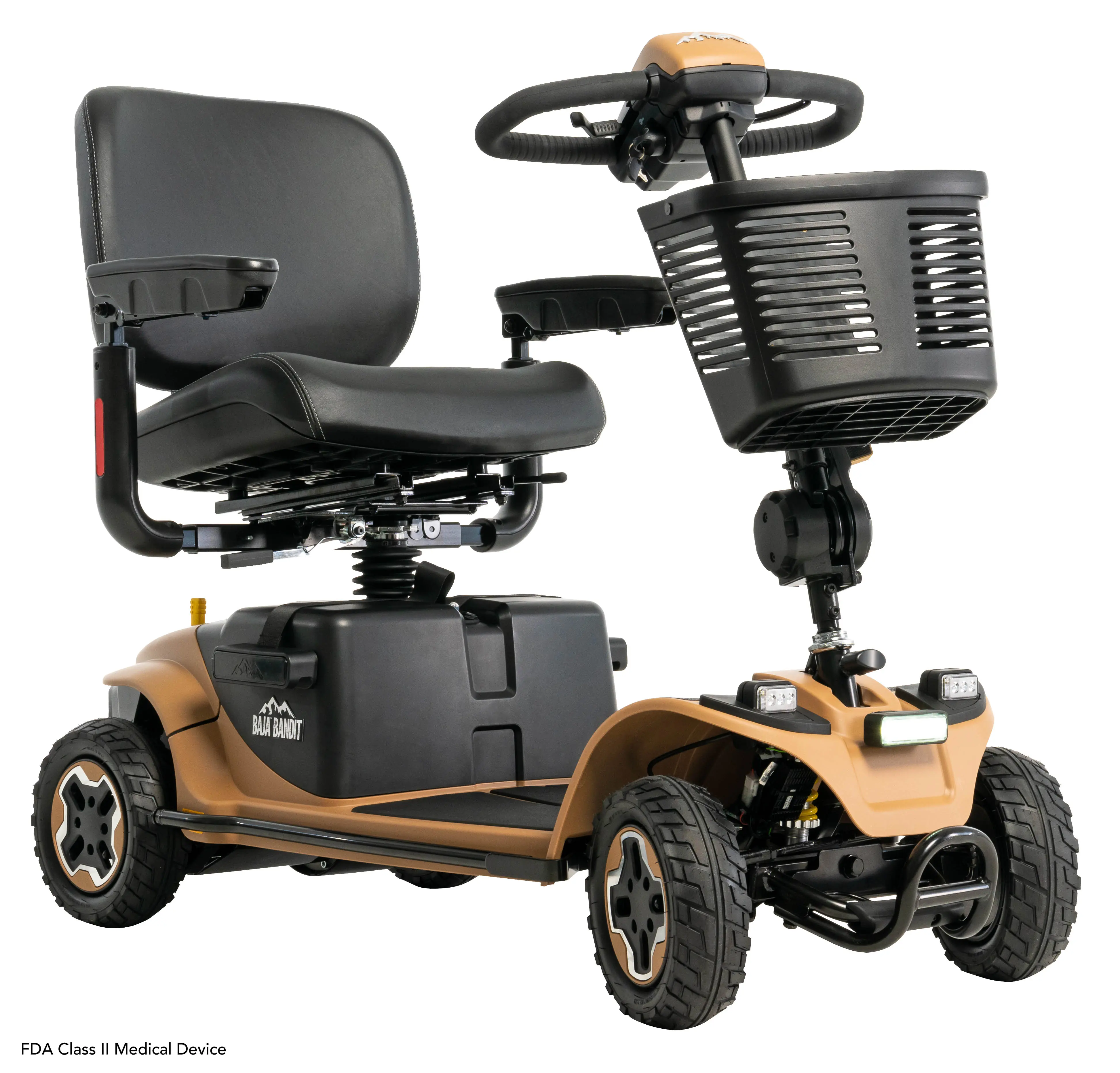PRIDE Baja Bandit 4-Wheel Scooter - 4