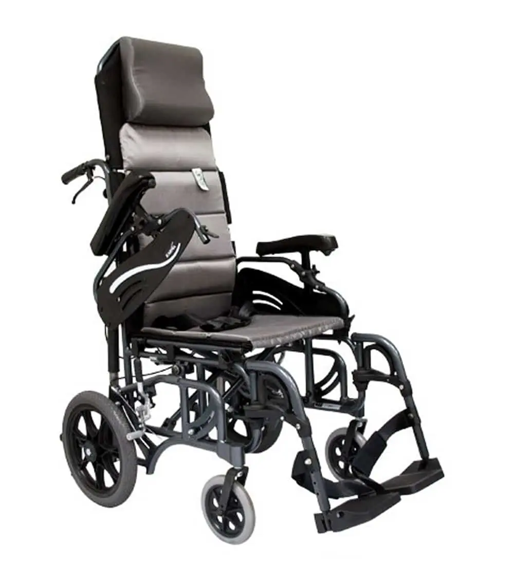 Karman Foldable Aluminum VIP-515-TP Tilt-in-Space Wheelchair
