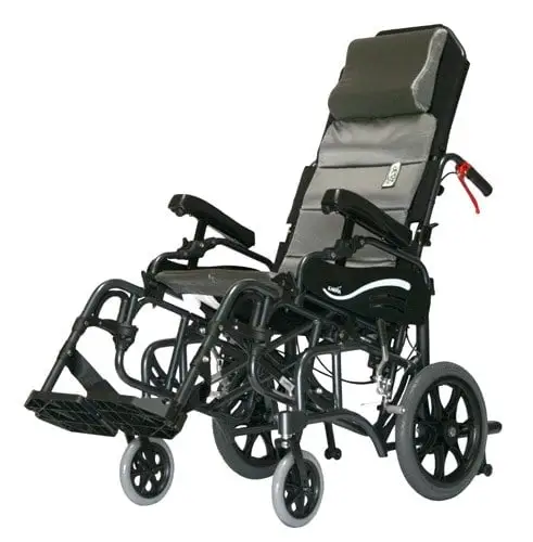 Karman Foldable Aluminum VIP-515-TP Tilt-in-Space Wheelchair - 3