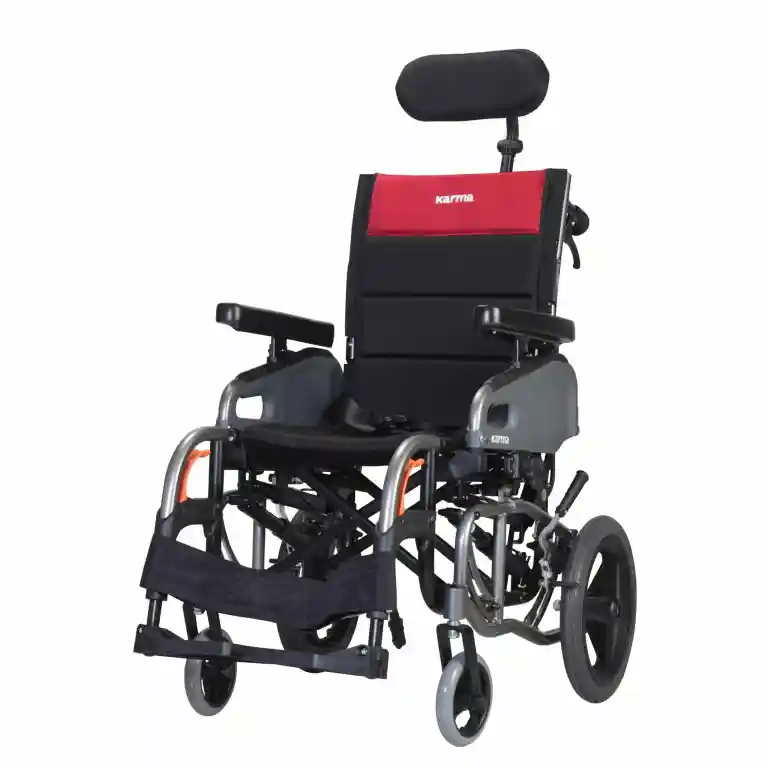 Karman VIP2 Tilt-in-Space & Reclining Transport Wheelchair - 2