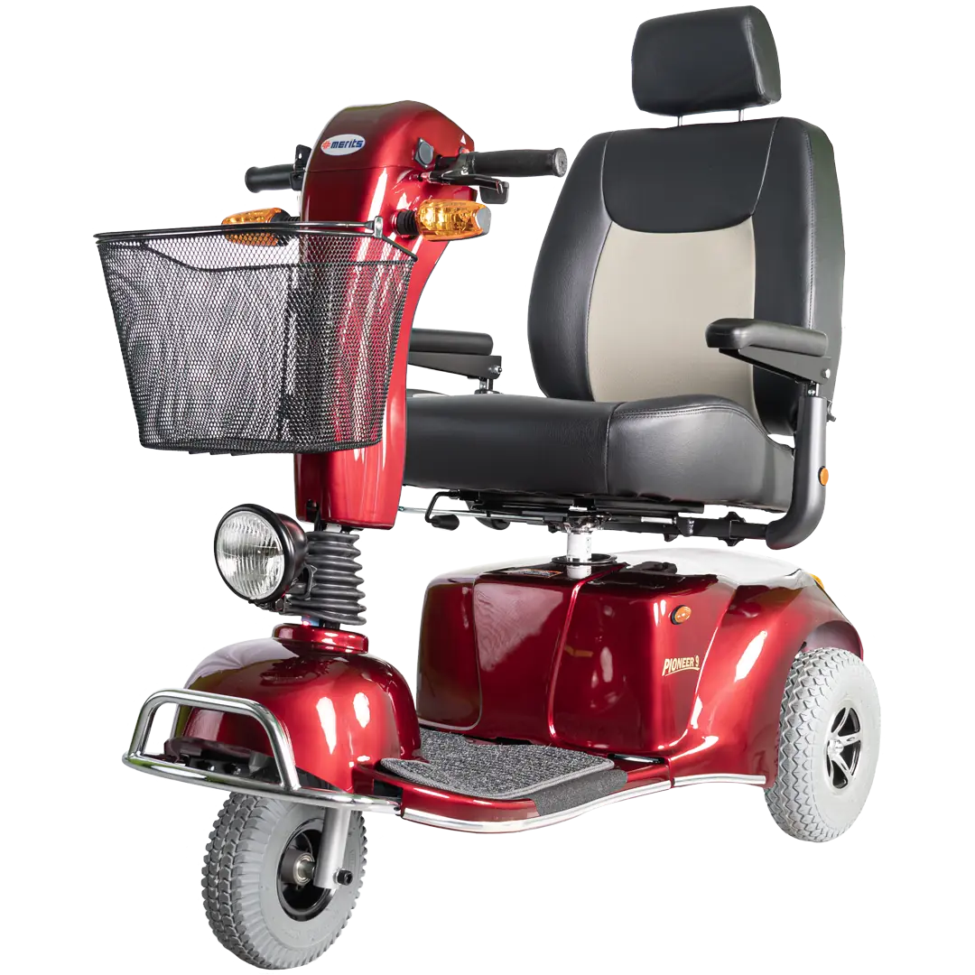 Merits Pioneer 9 Heavy-Duty 3-Wheel Scooter - 3