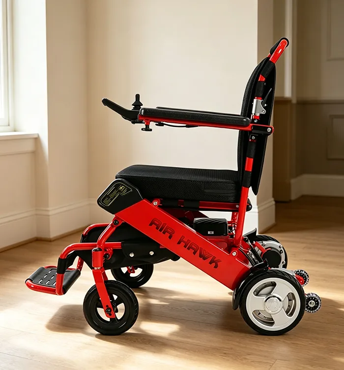 Air Hawk Foldable Power Wheelchair - 6